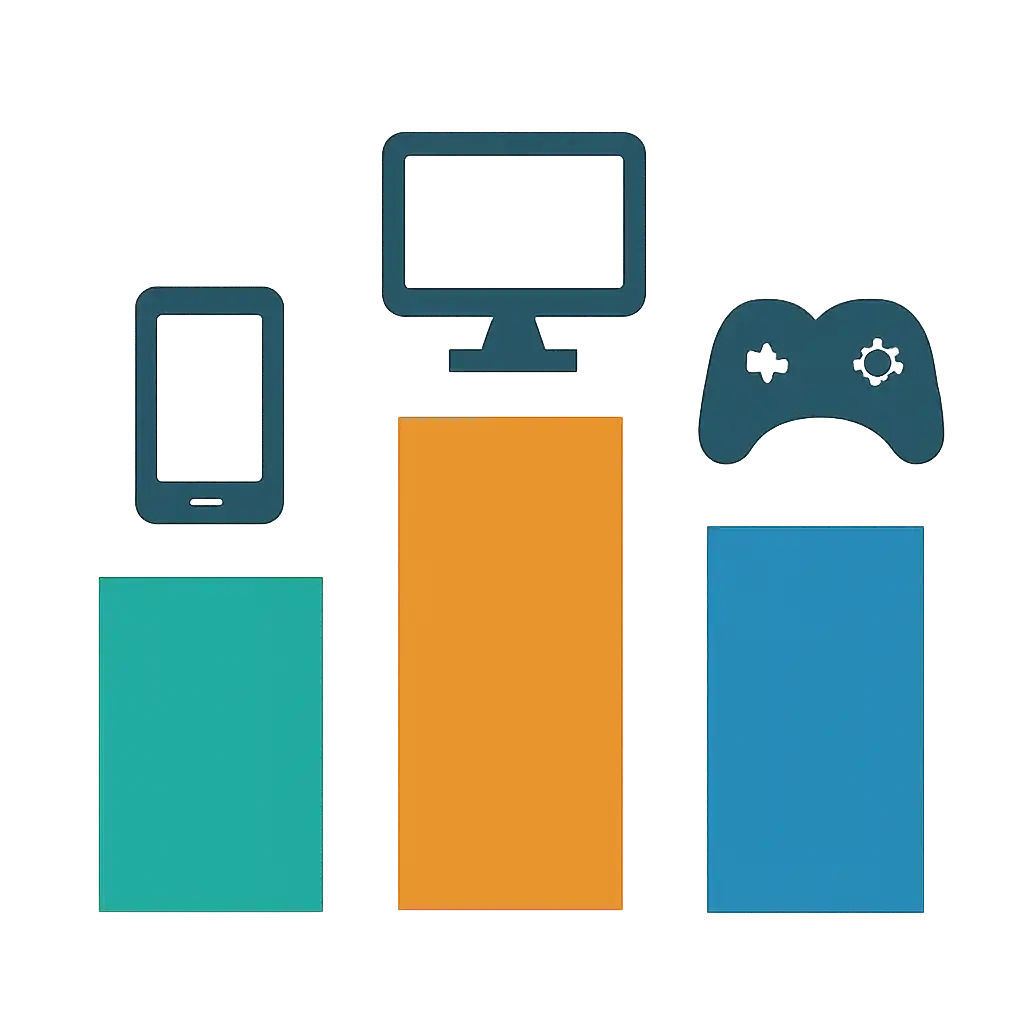 Infographic comparing options using coloured bars and, Where to Play Mines Game in India