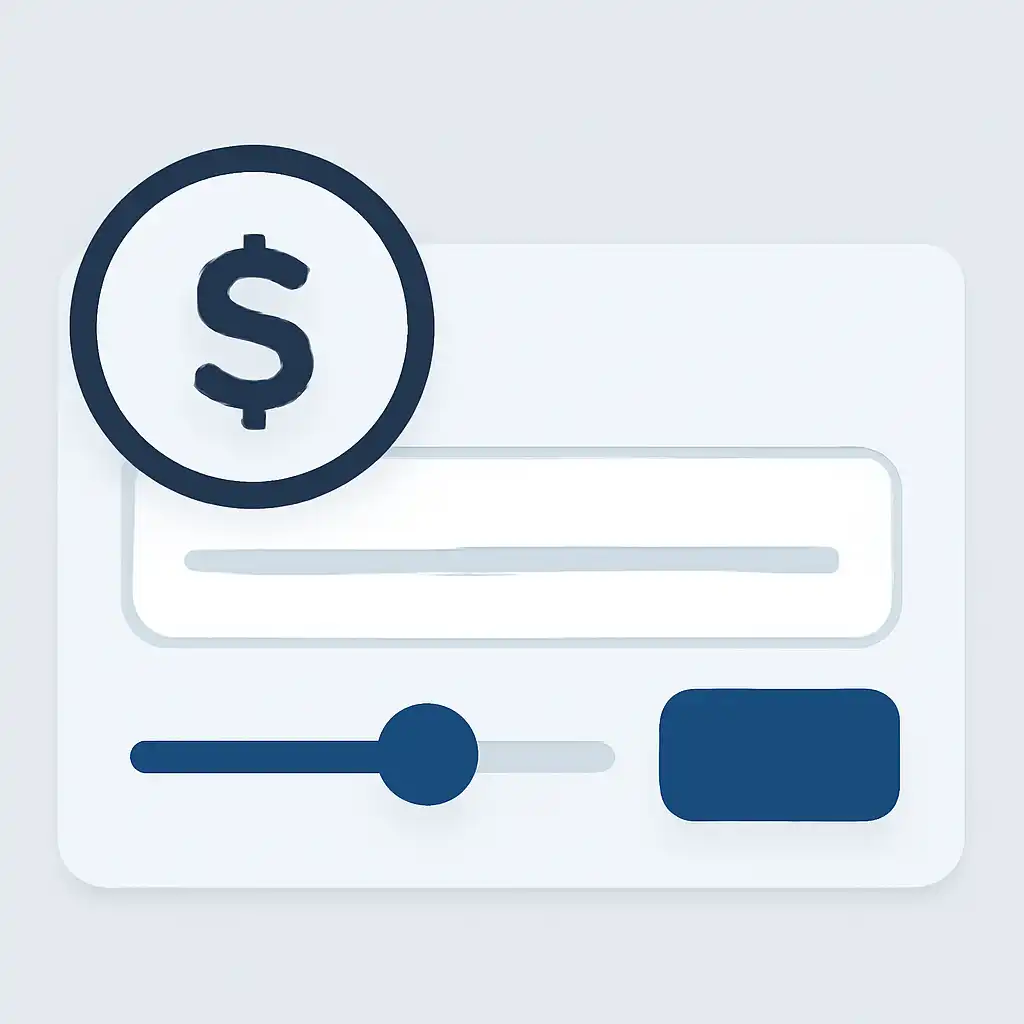 Close-up of button or form field for bankroll management, Mines Game